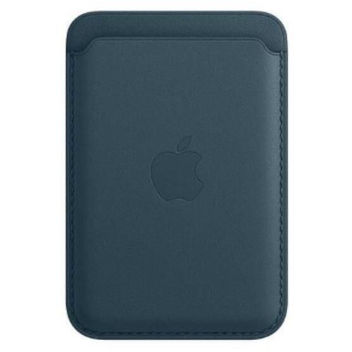 cumpără Husă pentru smartphone Apple iPhone Leather Wallet with MagSafe Baltic Blue MHLQ3 în Chișinău 