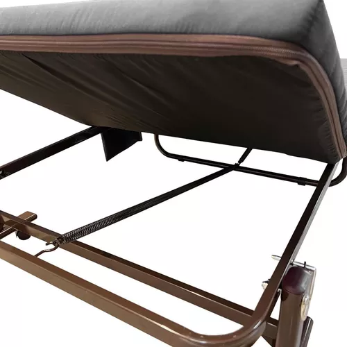 купить Раскладушка Waltz VOR82516 Pat pliabil cu saltea L80 Gri в Кишинёве 