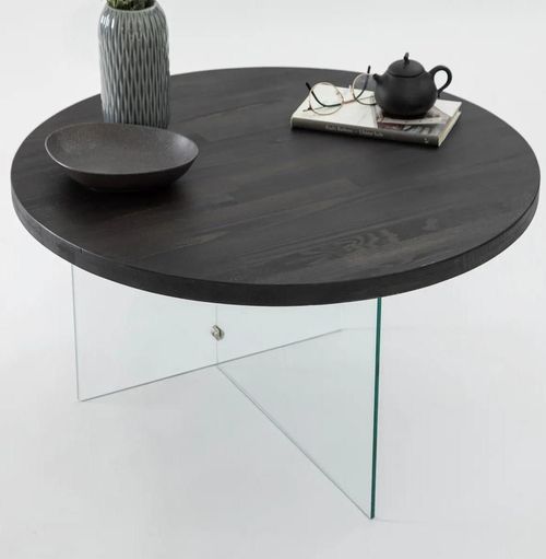 купить Журнальный столик Trendy Serenity, Antracit, Transparent в Кишинёве 