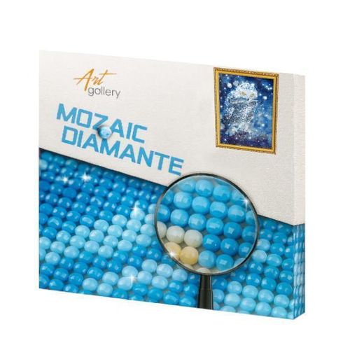 купить Картина по номерам Art Gallery GB72880 Mozaic cu diamante 30x40cm Bufnita alba в Кишинёве 