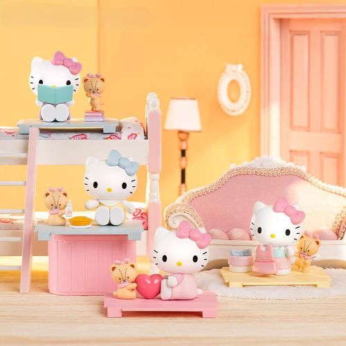 купить Игрушка miscellaneous 23WH-002 Figurina ascunsa in cutie Hello Kitty, 6.5cm, Sweetheart Playmate в Кишинёве 