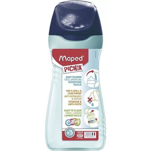 купить Бутылочка для воды Maped 871504 Origins, 430ml, albastra в Кишинёве 