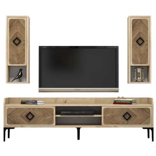 купить Тумба напольная для TV Trendy Samba, Stejar 180x52x35cm в Кишинёве 