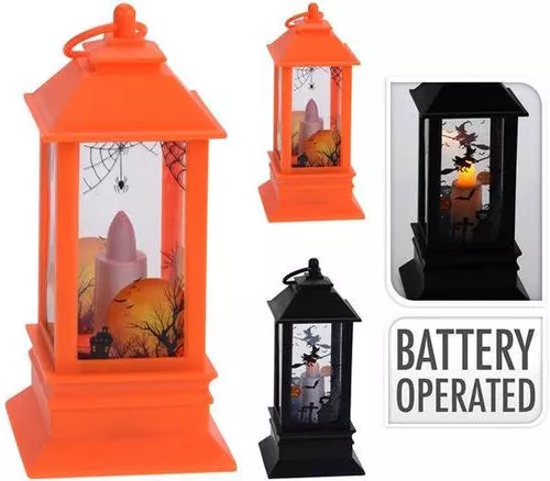 купить Декор Promstore 42677 Suvenir Halloween Felinar 12cm, plastic, 2 culori в Кишинёве 