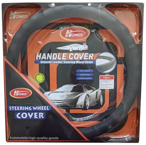 купить Чехол для автомобиля CatolLux NC-09-396 Black-L, оплетка на руль кож. в Кишинёве 