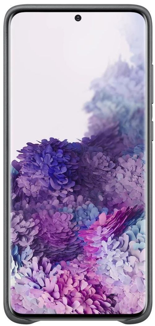 купить Чехол для смартфона Samsung EF-VG985 Leather Cover Gray в Кишинёве 