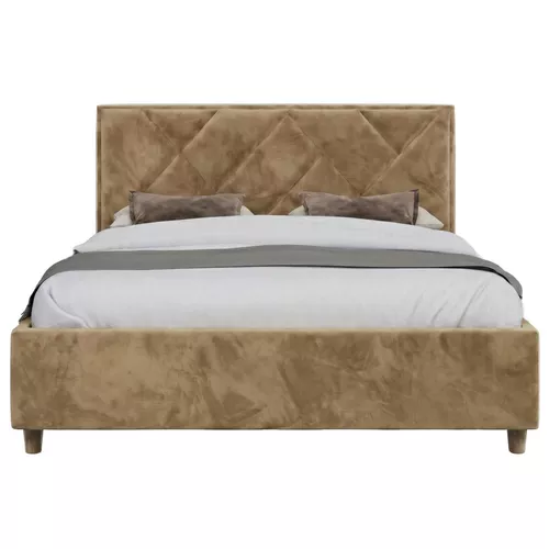 купить Кровать Relaxe Home 025414 Noris (160x200), London 03, Beige в Кишинёве 