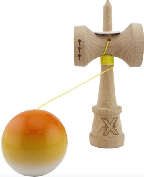 купить Активная игра Essa 165434 Kendama Super Sticky X Original, 7.5x6x18cm, Gradient portocaliu в Кишинёве 