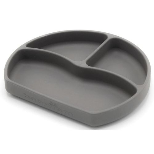 cumpără Seturi pentru hrănire bebelușilor BabyJem 715 Farfurie din silicon cu 3 compartimente Gri în Chișinău 