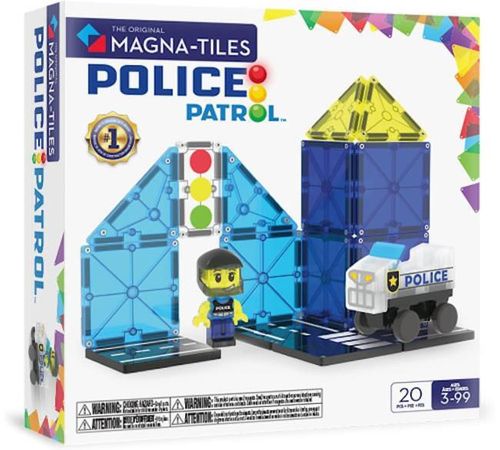 купить Конструктор miscellaneous 252020MT Magna-Tiles Police Patrol Set 20pcs в Кишинёве 