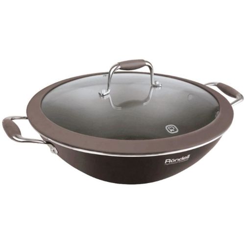 cumpără Tigaie Rondell RDA-552 Mocco&Latte Wok 32cm cu capac în Chișinău 