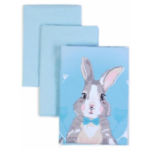 cumpără Lenjerie de pat pentru copii Veres 154.7.03 Сменная постель Summer Bunny blue (3ед.) în Chișinău 