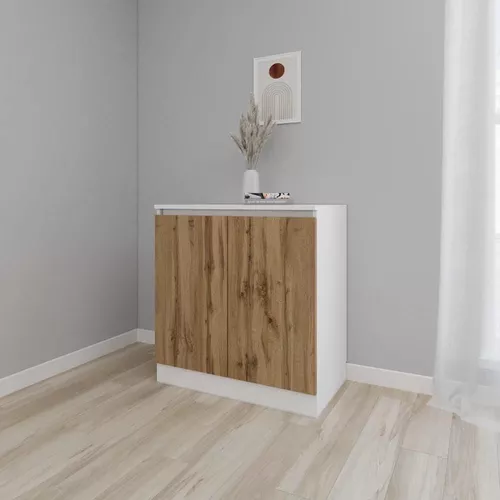 купить Комод Smartex (16436) Т8 100cm Alb+Stejar inchis в Кишинёве 