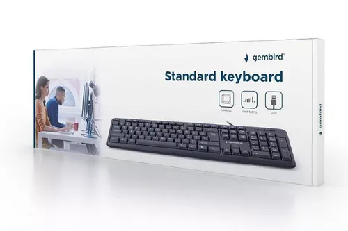 cumpără Tastatură Gembird KB-U-103-RU USB Black în Chișinău 