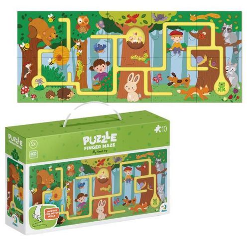 cumpără Puzzle Dodo 300585 Puzzle-labirint Călătoria mea prin pădure, 10 el. în Chișinău 