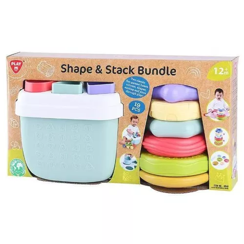 купить Головоломка PlayGo 4948 Набор сортер и пирамидка в Кишинёве 