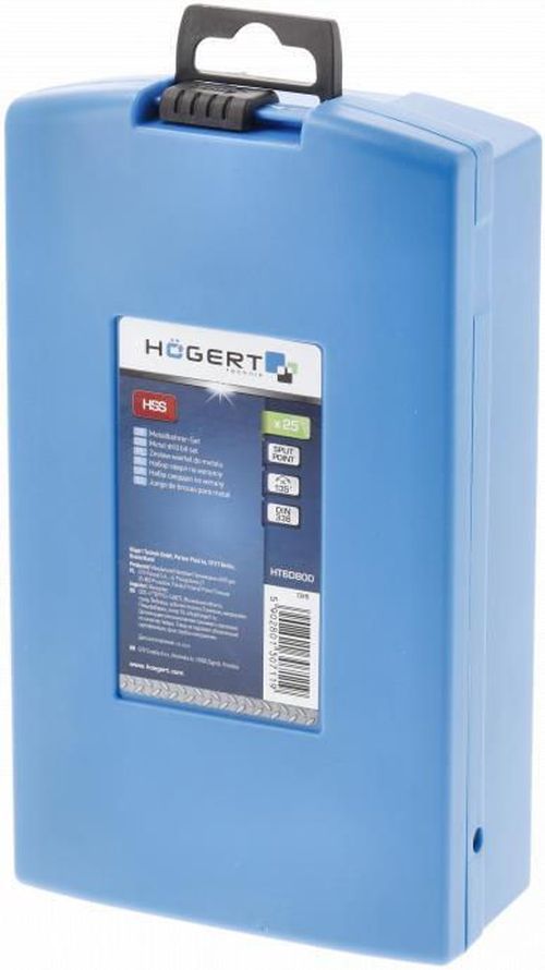 купить Сверло Hoegert HT6D800 сверла по металлу 25 шт (1-13 мм) в Кишинёве 