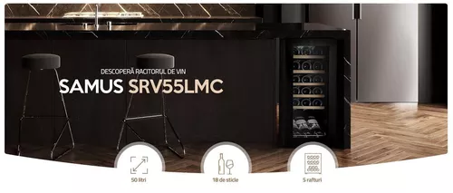 cumpără Frigider pentru vin Samus SRV55LMC 18 Black în Chișinău 