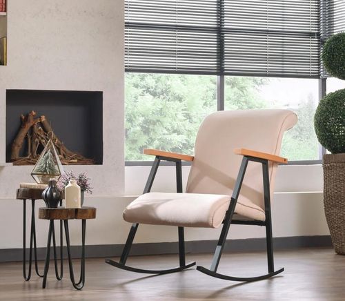 cumpără Fotoliu Trendy Balansoar Yoka-Crema 65x100x86cm (GTR003713) în Chișinău 