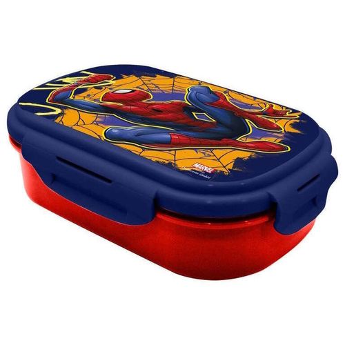 купить Контейнер для хранения пищи KiDS Licensing SP50071 Rectangular Lunch Box With Cutlery Spiderman в Кишинёве 