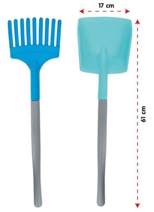 купить Игрушка для песочницы Pilsan 06464 Set Mare de Lopată și Greblă в Кишинёве 