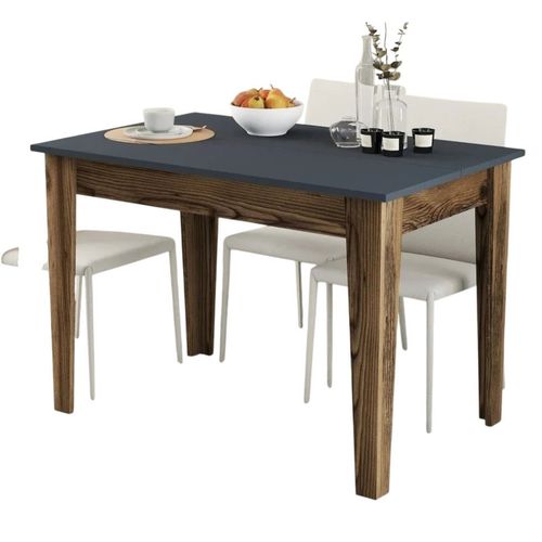 cumpără Masă Trendy Kiev 504-Nuc, Antracit 110x75x72cm în Chișinău 