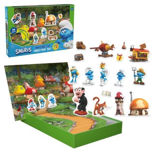 купить Головоломка Dodo 200627 Joc magnetic de dezvoltare Smurfii (24el) в Кишинёве 
