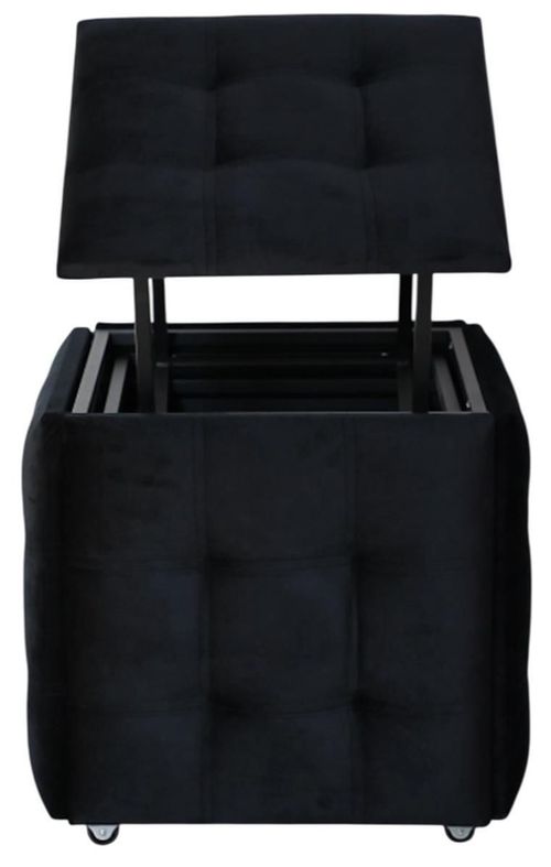 cumpără Puf Nex Home Cub Transformer 5 scaune in 1 N43, Negru în Chișinău 