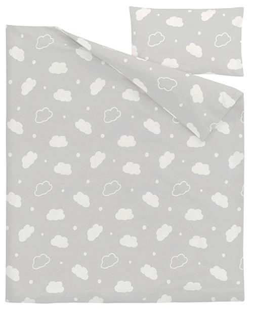 купить Детское постельное белье Ikea Ringduva 60x120 (Alb/Gri) в Кишинёве 