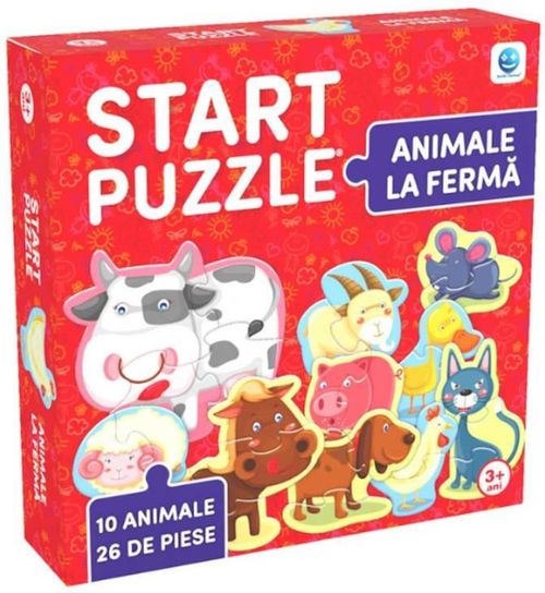 cumpără Puzzle Noriel NOR5335 Puzzle Smile Games: Animale la fermă, (ro) în Chișinău 