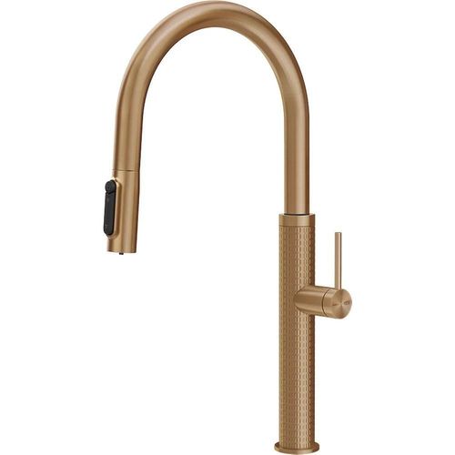купить Смеситель кухонный Gessi 60824-726 Gessi 316 Warn Bronze Brushed PVD в Кишинёве 