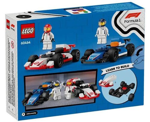 купить Конструктор Lego 60464 City Mașini de curse Williams Racing și Haas F1 F1 в Кишинёве 