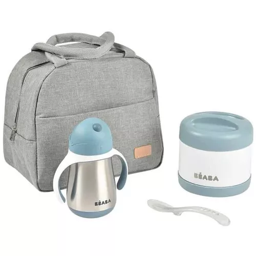 cumpără Seturi pentru hrănire bebelușilor Beaba B913529 Set izoterm on the go 4 piese Blue în Chișinău 