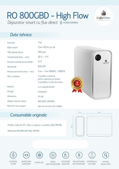 купить Фильтр проточный для воды miscellaneous Filtru DF Vela Direct FLOW в Кишинёве 