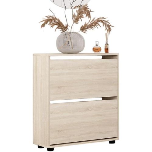 купить Полка для обуви Mobildor-Lux Leo 70x27x86H cm Sonoma в Кишинёве 