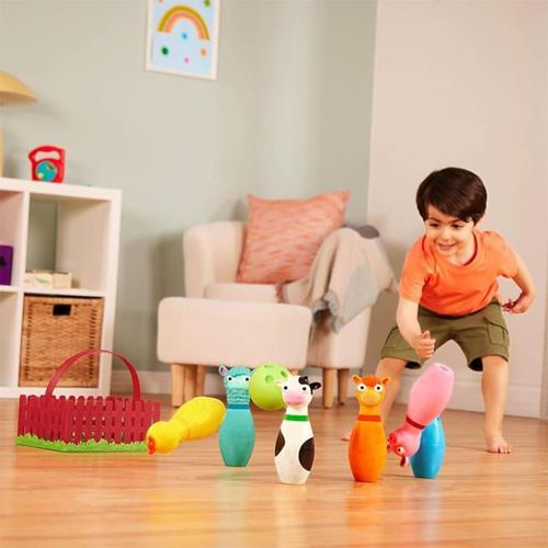 купить Активная игра Battat BT1802C2Z Set Bowling Ferma cu animale, cod 61693 в Кишинёве 