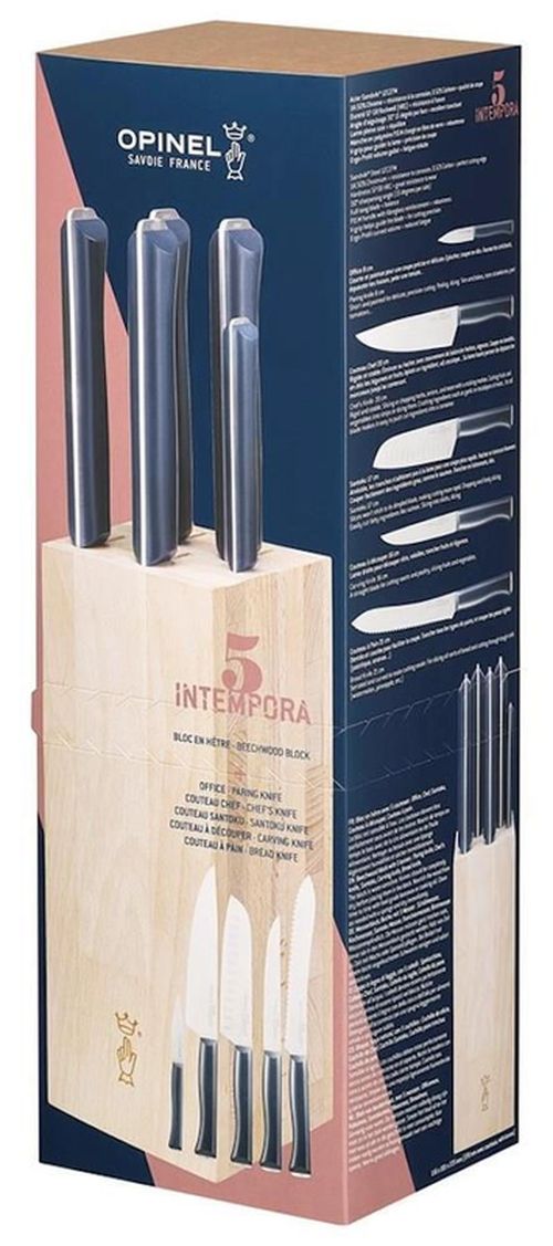 cumpără Set cuțite Opinel 002404 Block of 5 Intempora în Chișinău 