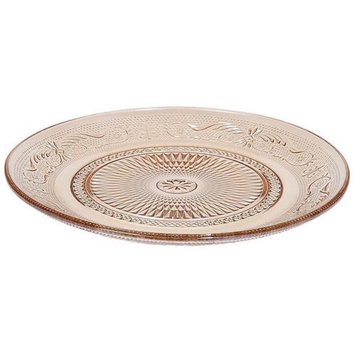 купить Тарелка H&S 48100 сервировочная 22.5cm, стекло, бежевая в Кишинёве 