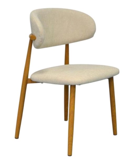 купить Стул Evelin di Costacurta QT-284Wo, UF885-02 (Light beige) в Кишинёве 