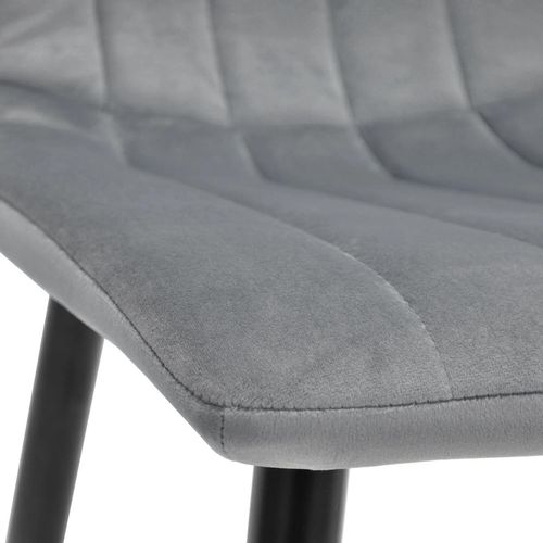 cumpără Scaun Deco DC-90P N23 Catifea-Grey+Black Legs în Chișinău 