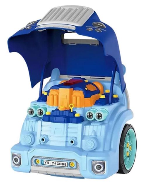 купить Игрушка Essa B001-4 Set de joc Primul meu mecanic auto, 59 piese в Кишинёве 