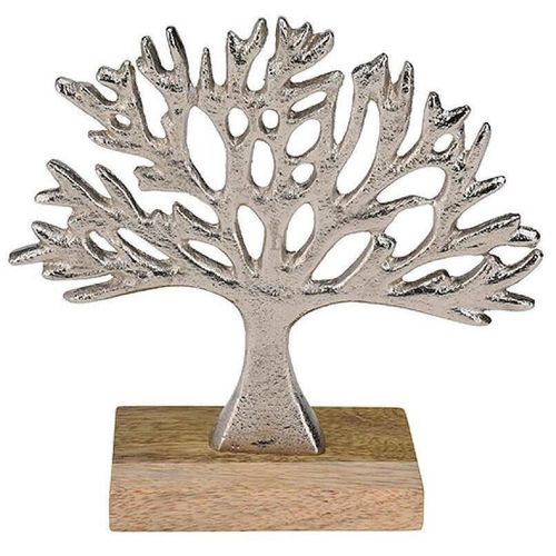 купить Декор H&S 52568 Suvenir Copac 17x16cm, argintiu, metalic в Кишинёве 
