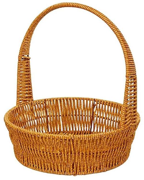 cumpără Cutie depozitare Promstore 57593.2 Cos impletit D22xH26cm, cu maner în Chișinău 