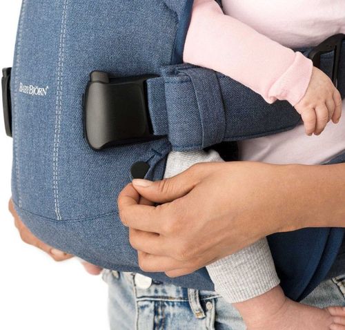 Анатомический рюкзак-кенгуру BabyBjorn One Denim Midnight Blue 