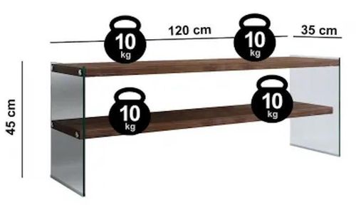 купить Тумба напольная для TV Trendy TV1003 120x45x35cm в Кишинёве 