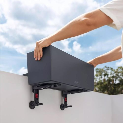 cumpără Suport pentru flori Lechuza Brackets Balconera Wall Black în Chișinău 