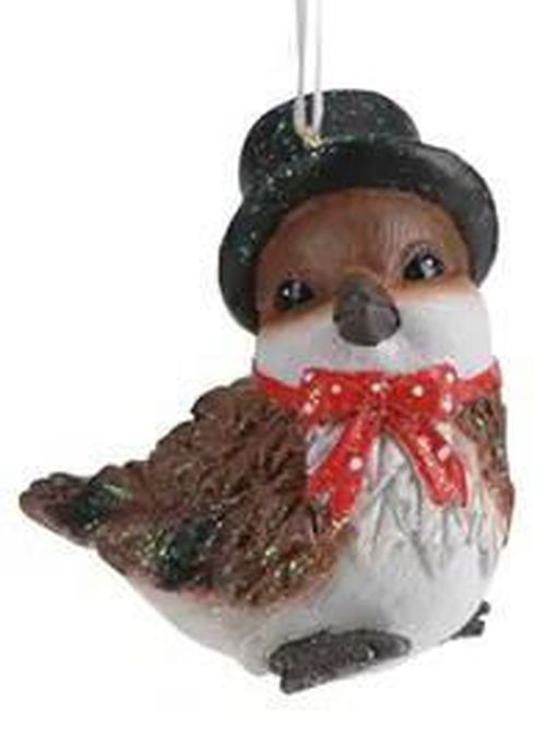 купить Новогодний декор Promstore 27257 Украшение елочное Птица 7cm, керамика в Кишинёве 