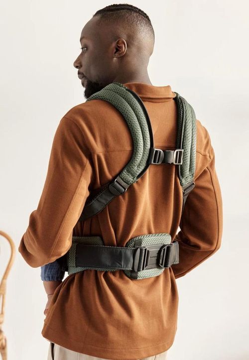 купить Кенгуру BabyBjorn 088047E1 Harmony, 3D Mesh, Dark Green в Кишинёве 