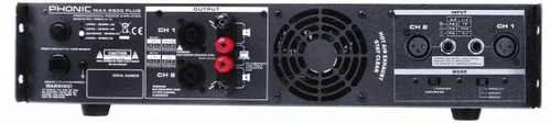 купить Усилитель Phonic MAX 2500 Plus в Кишинёве 