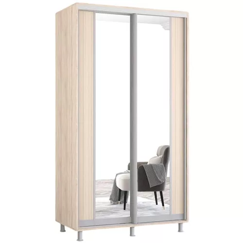 купить Шкаф Mobildor-Lux Aron-S uși glisante din PAL cu oglindă vertical (110x60x220H cm) Sonoma в Кишинёве 